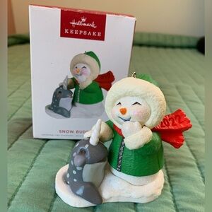 2022 Keepsake ornament “Snow Buddies”. New. Never used.